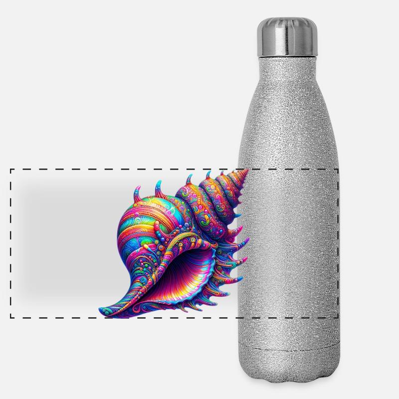 Coquille Gourde isotherme panoramique pailletée 500 ml