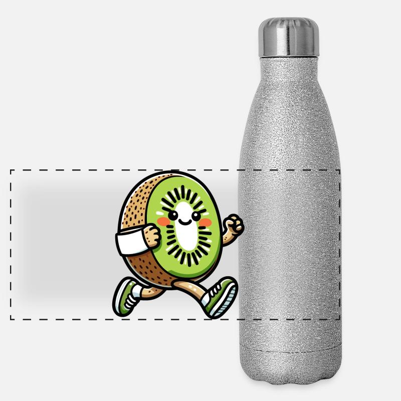 Kiwi Kicker: Der Swift Slice Panorama Glitzer Isolierflasche 500 ml