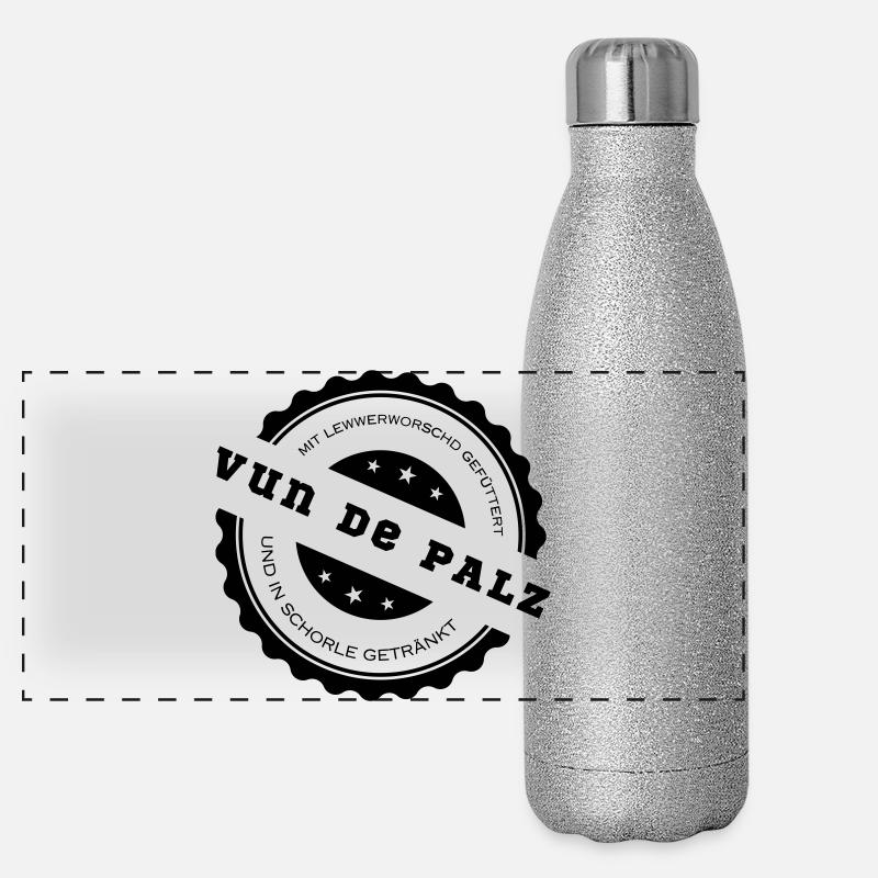 certifié Gourde isotherme panoramique pailletée 500 ml