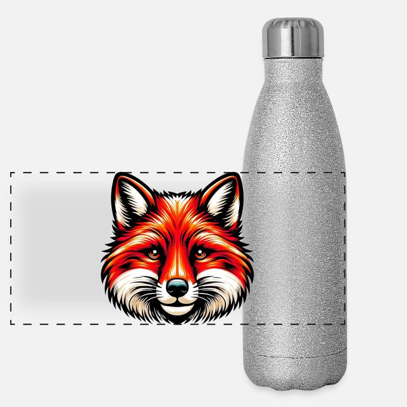 Fuchs Panorama Glitzer Isolierflasche 500 ml