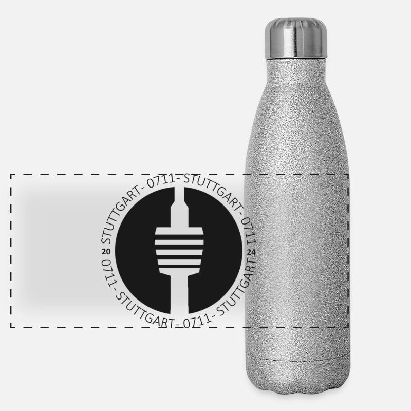 Stuggi 0711 Gourde isotherme panoramique pailletée 500 ml