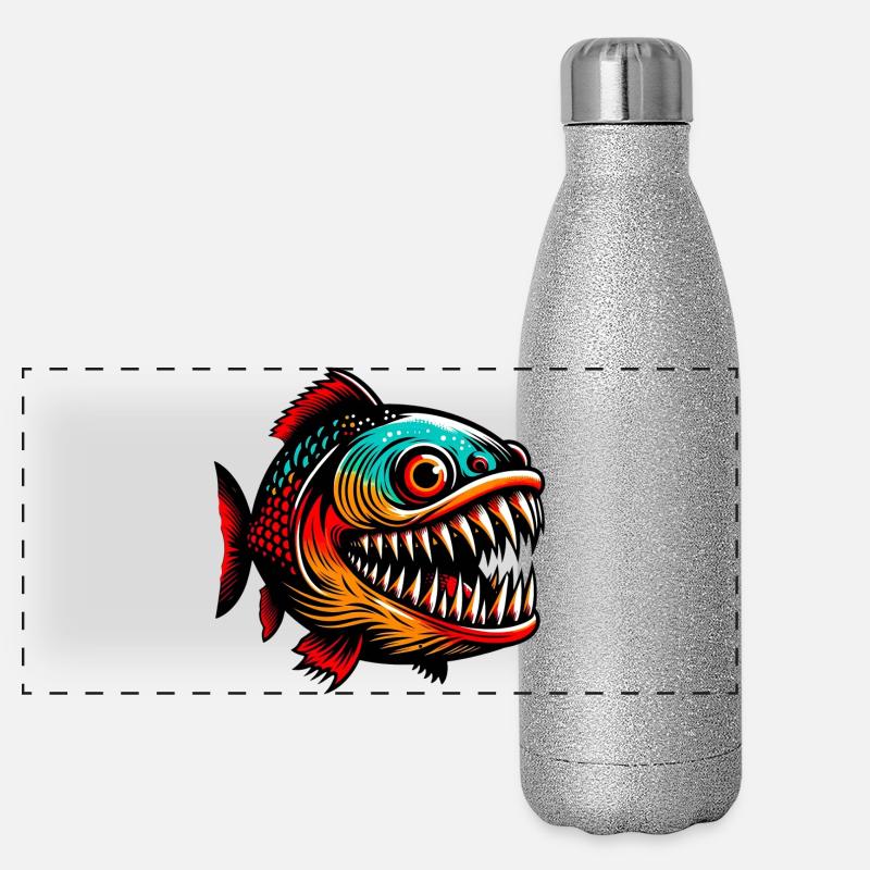 Piranha Gourde isotherme panoramique pailletée 500 ml