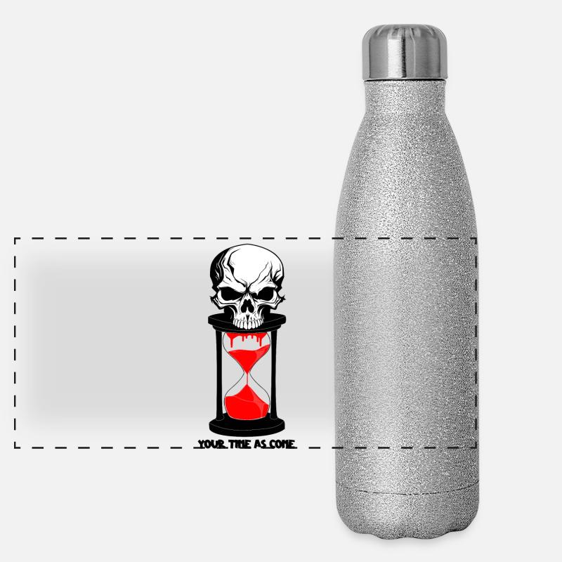 Your time as come Gourde isotherme panoramique pailletée 500 ml