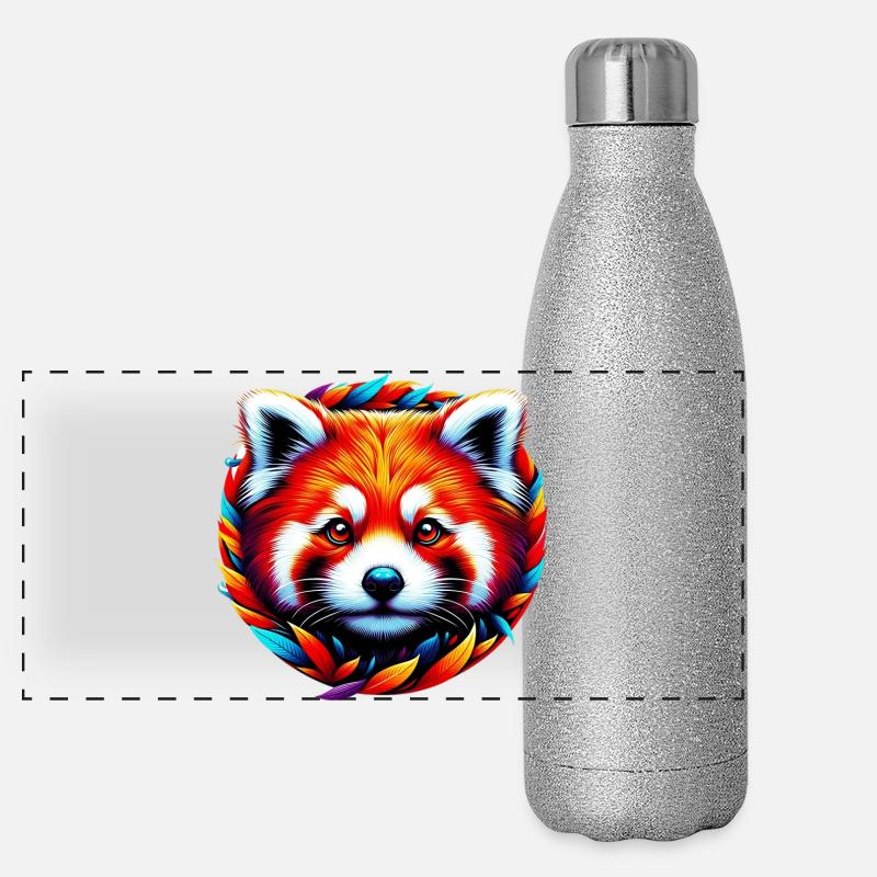Petit panda Gourde isotherme panoramique pailletée 500 ml