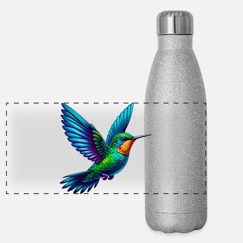 Hummingbird Panoramic Glitter Thermal Bottle 500 ml