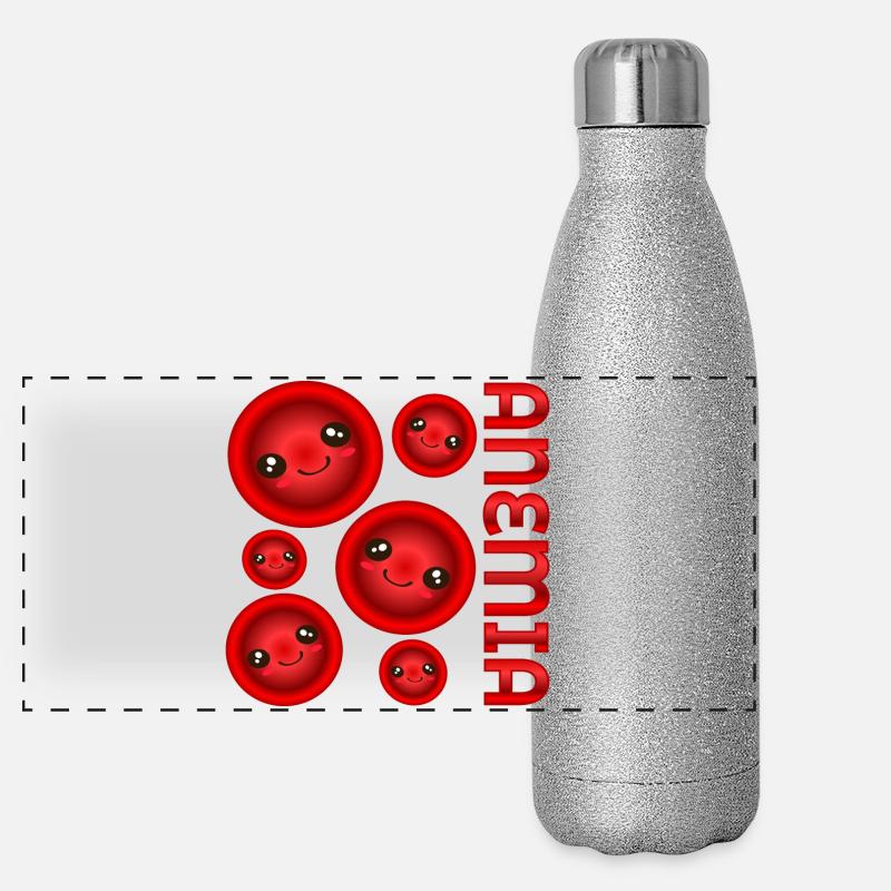 LOW IRON DEFICIENCY ANEMIA Panoramic Glitter Thermal Bottle 500 ml