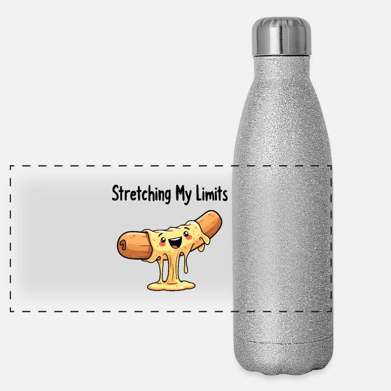 Stretching My Limits Panorama Glitzer Isolierflasche 500 ml