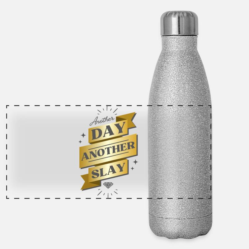 Another Day Another Slay Banner Panorama Glitzer Isolierflasche 500 ml