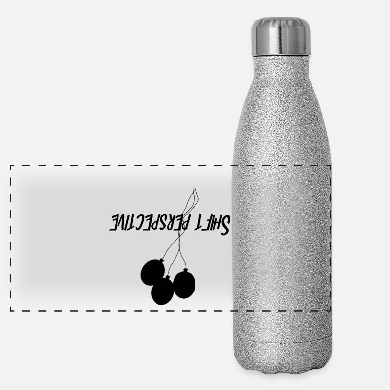 Perspektive wechseln Panorama Glitzer Isolierflasche 500 ml
