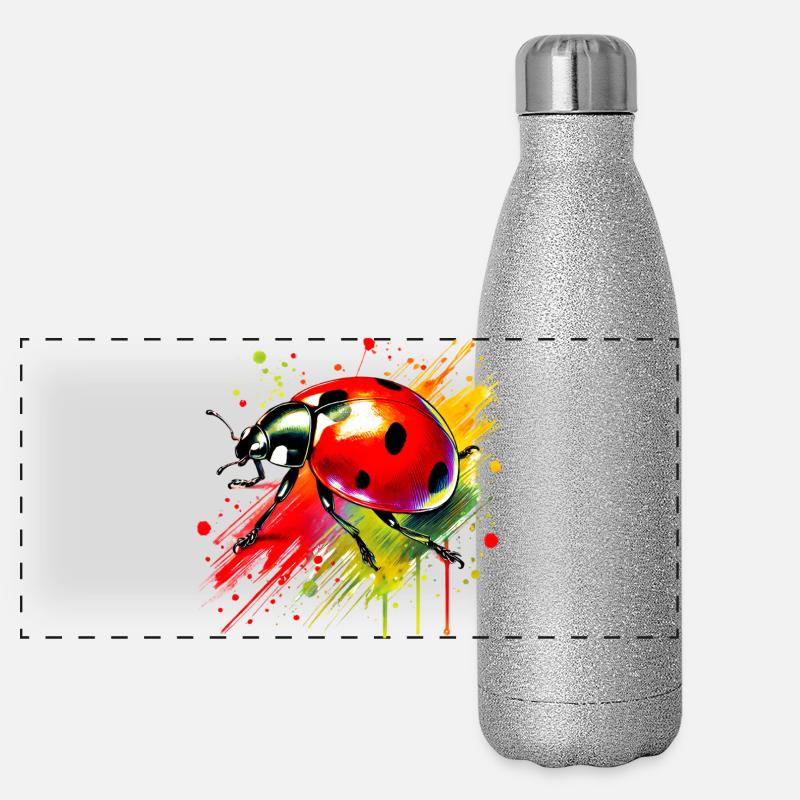 Ladybird Panoramic Glitter Thermal Bottle 500 ml