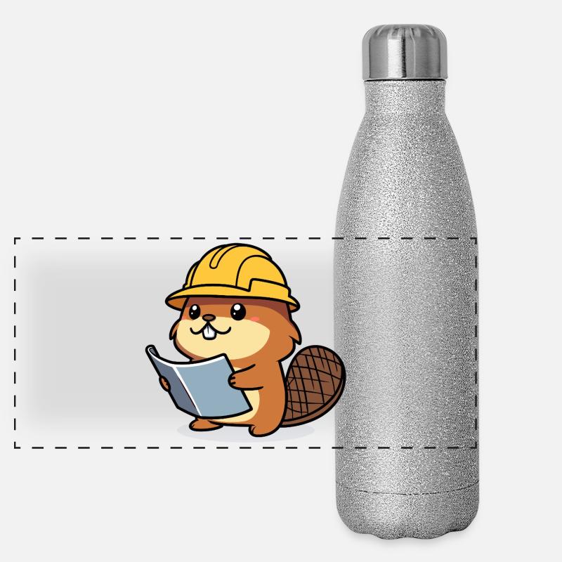 Beaver Builder Bob Plan of Builder Builder Builder Gourde isotherme panoramique pailletée 500 ml