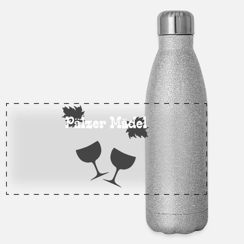 Pälzer Mädel Panorama Glitzer Isolierflasche 500 ml