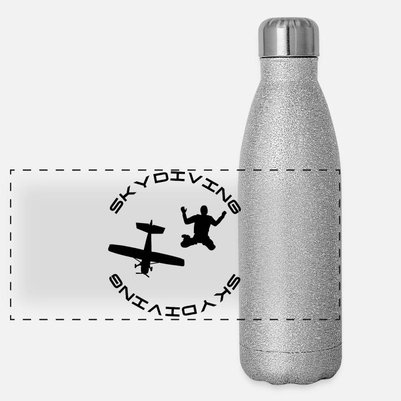 Parachutiste Gourde isotherme panoramique pailletée 500 ml