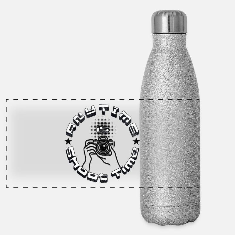 Jederzeit ist Shoot Time Panorama Glitzer Isolierflasche 500 ml