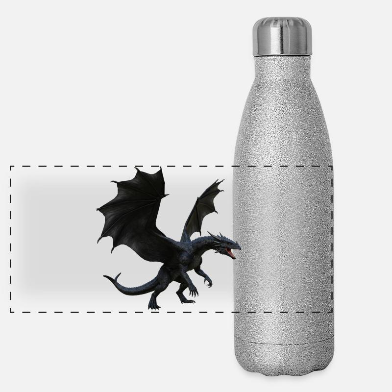 Kite Flight Fantasy Design Panoramic Glitter Thermal Bottle 500 ml