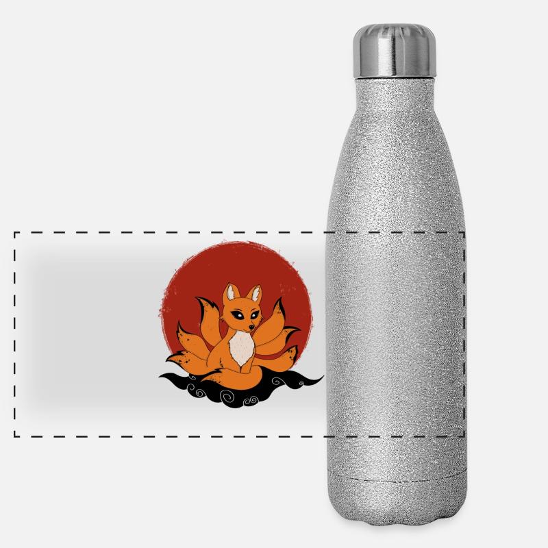 Kitsune Gourde isotherme panoramique pailletée 500 ml
