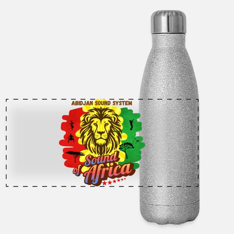 ABIDJAN SOUNDSYSTEM Panorama Glitzer Isolierflasche 500 ml