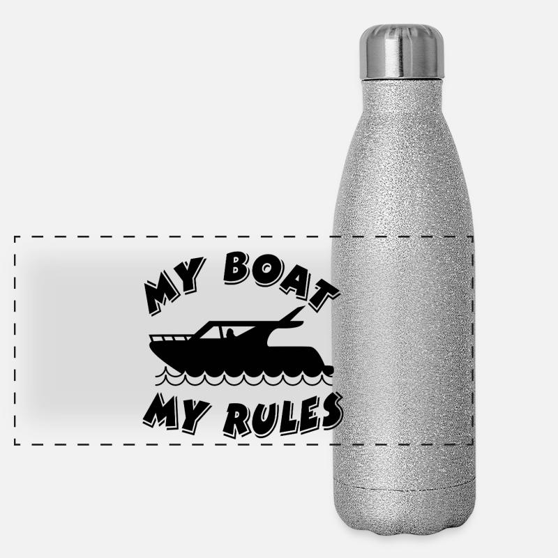 Boat Panoramic Glitter Thermal Bottle 500 ml