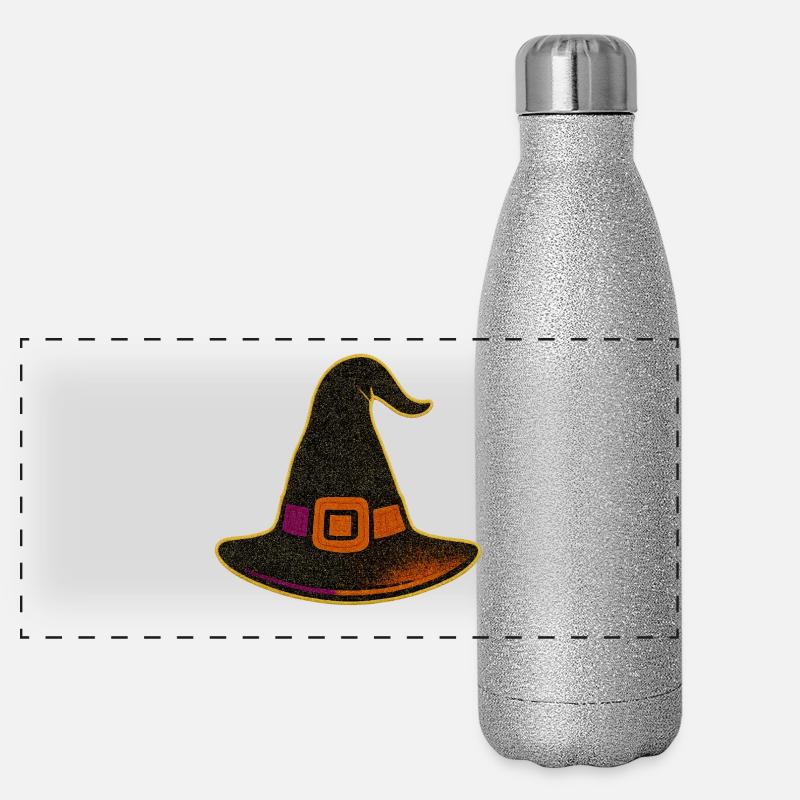 Sparkling Witch Hat Glitter Panoramic Glitter Thermal Bottle 500 ml