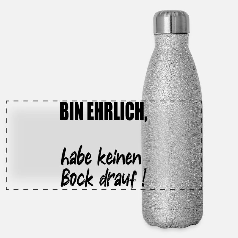 L’HONNÊTETÉ PAS DE DÉSIR Gourde isotherme panoramique pailletée 500 ml