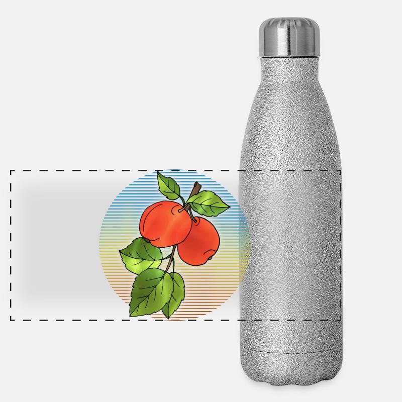 Apples Panoramic Glitter Thermal Bottle 500 ml