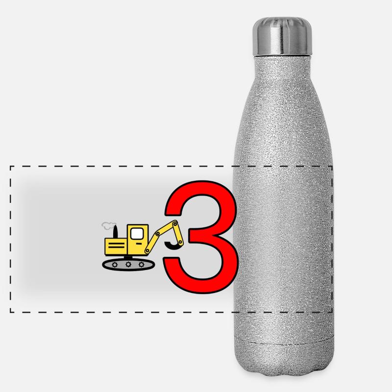 Panorama Glitzer Isolierflasche 500 ml