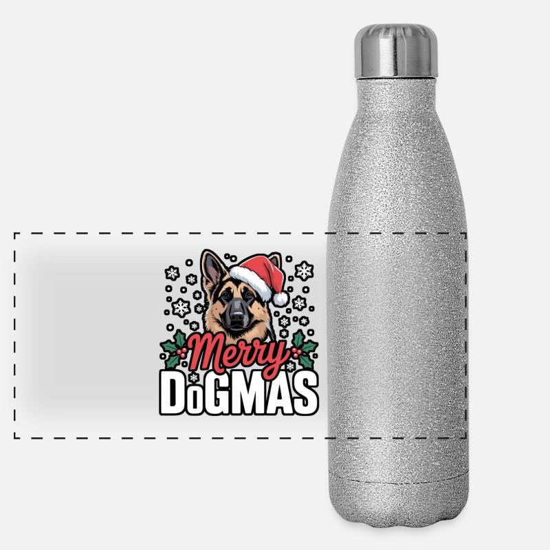 Merry Dogma's Great Dane Panoramic Glitter Thermal Bottle 500 ml