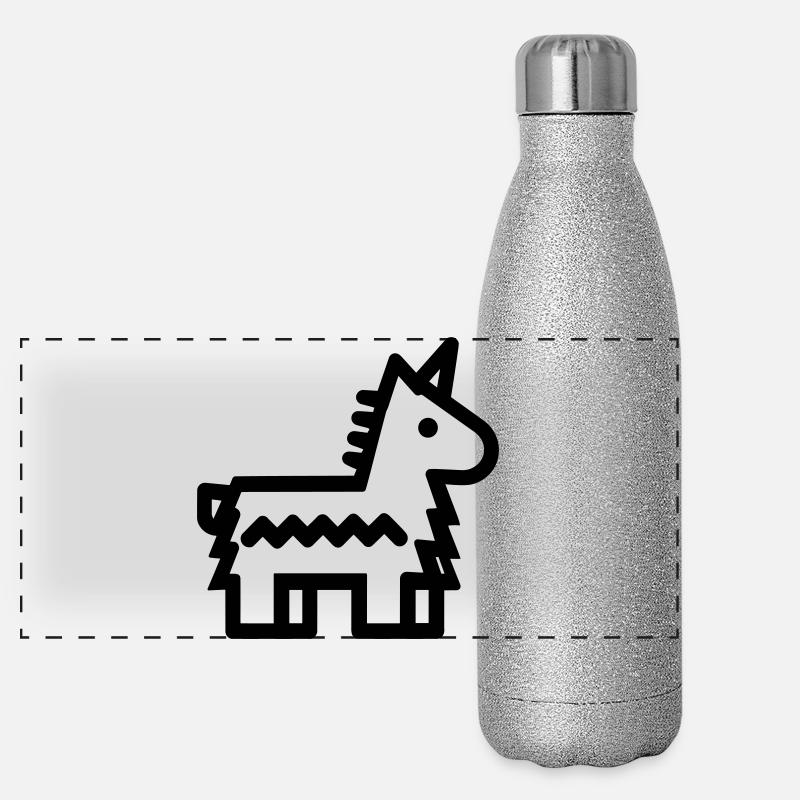 pinata Gourde isotherme panoramique pailletée 500 ml