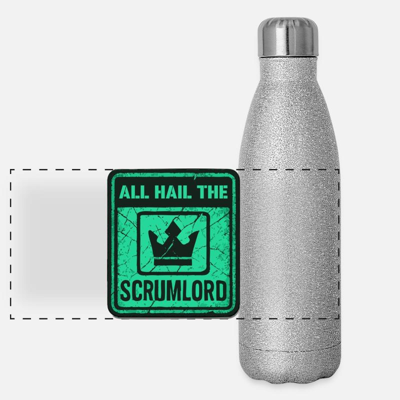 Fun things for Scrum Masters and Agile Coaches Panoramic Glitter Thermal Bottle 500 ml