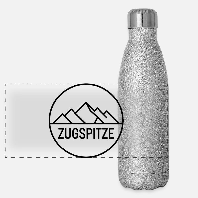 Zermatt - Souvenir Design Gourde isotherme panoramique pailletée 500 ml