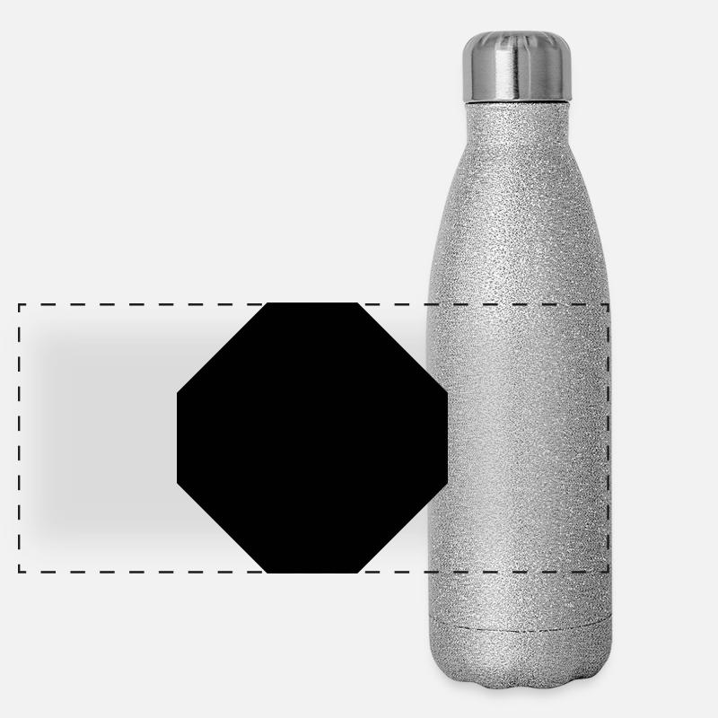 octagon Panoramic Glitter Thermal Bottle 500 ml