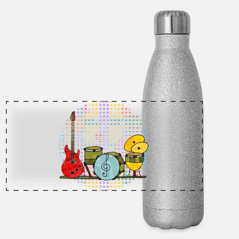 Musical instruments Panoramic Glitter Thermal Bottle 500 ml