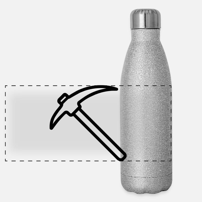Eispickel Panorama Glitzer Isolierflasche 500 ml