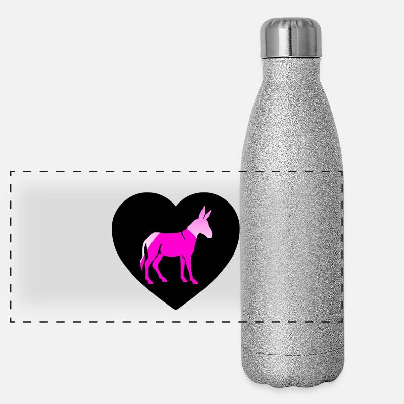 Panorama Glitzer Isolierflasche 500 ml