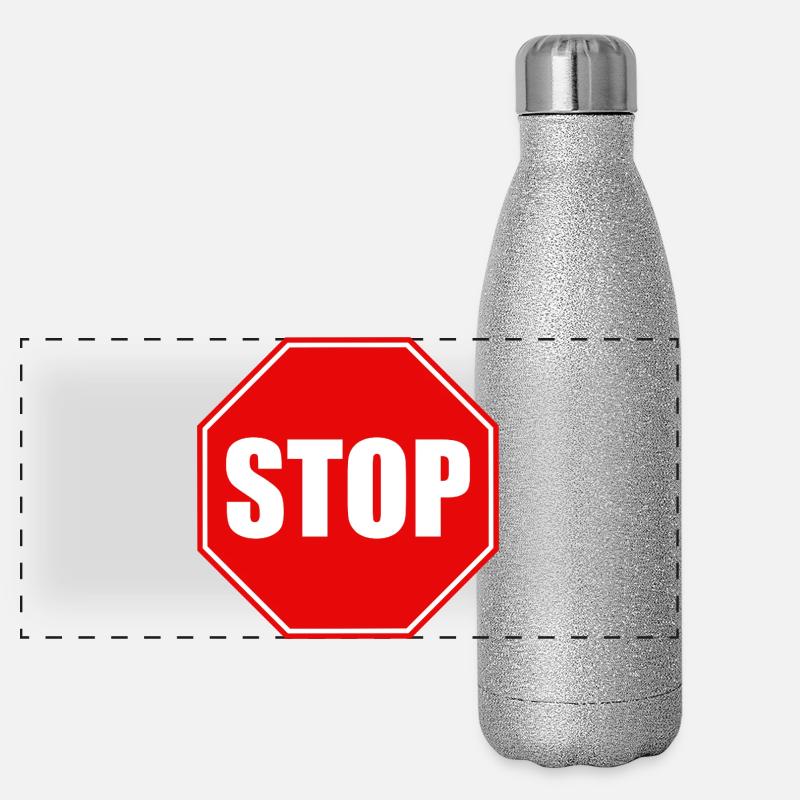 Panorama Glitzer Isolierflasche 500 ml