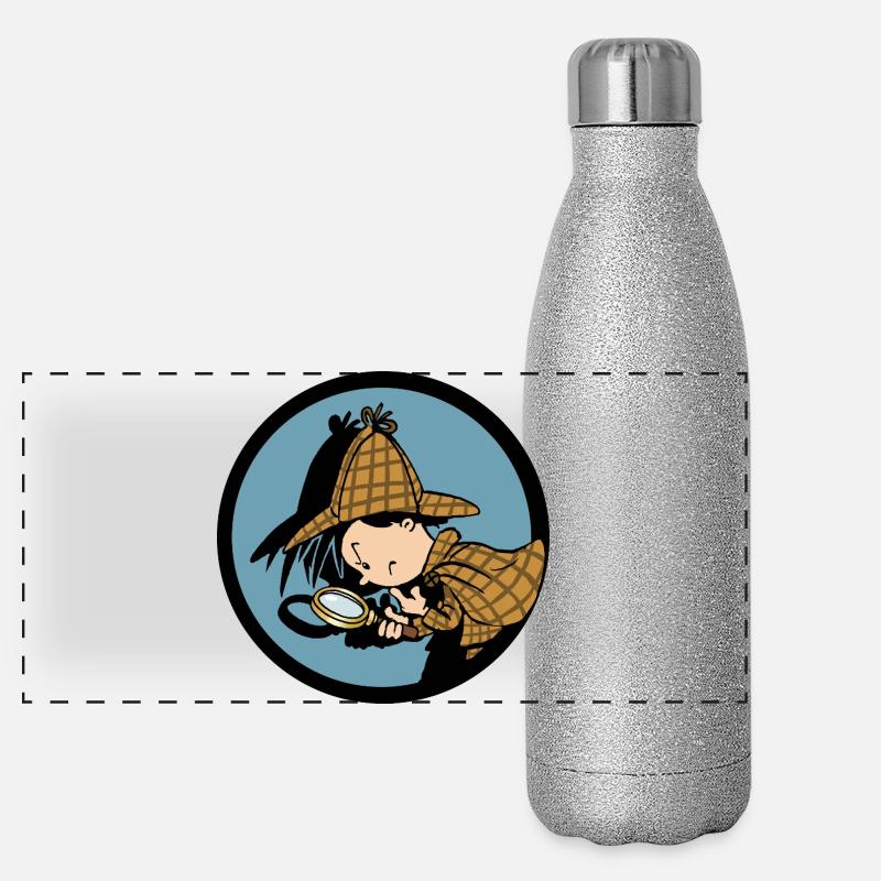 Collection Flo de détective Gourde isotherme panoramique pailletée 500 ml