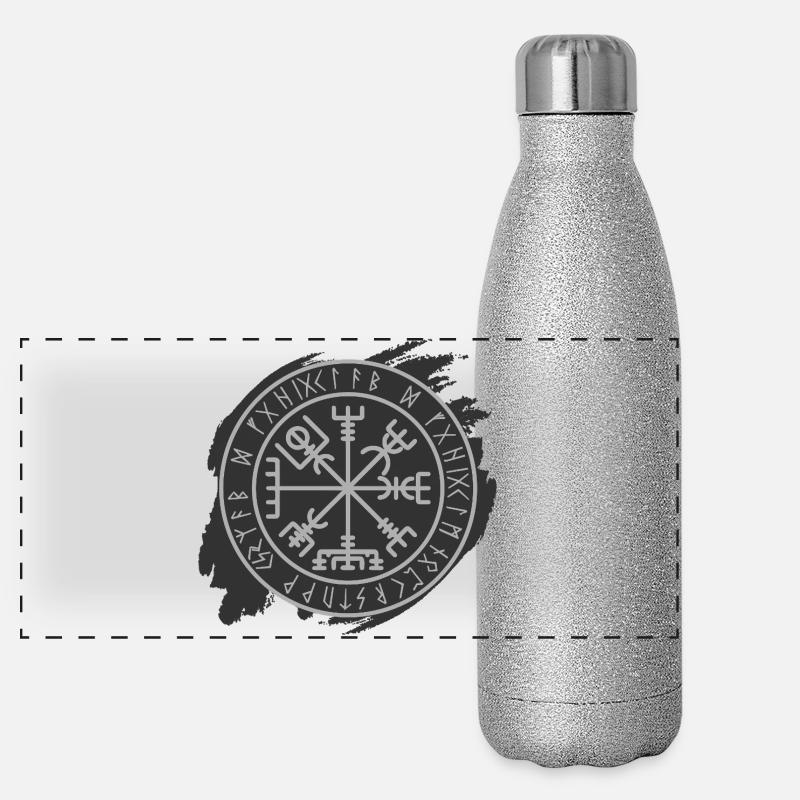Vegvisir Viking Compass Panoramic Glitter Thermal Bottle 500 ml
