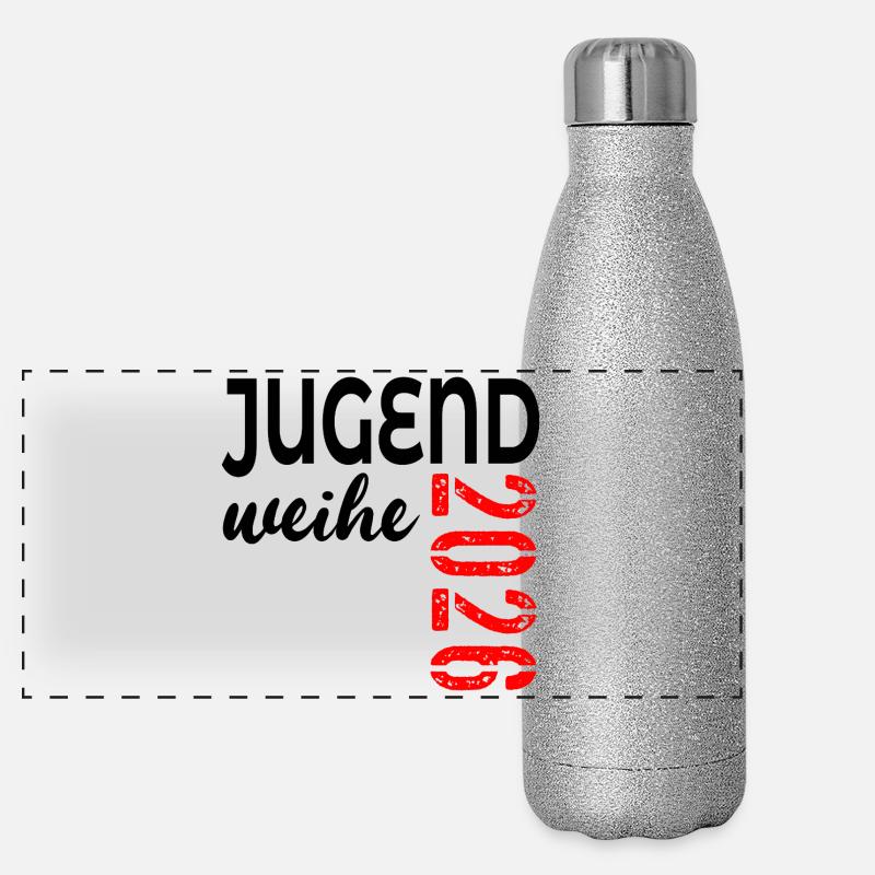 Geschenke zur Jugendweihe 2026 Panorama Glitzer Isolierflasche 500 ml