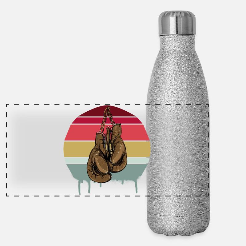 Boxing Gloves Panoramic Glitter Thermal Bottle 500 ml