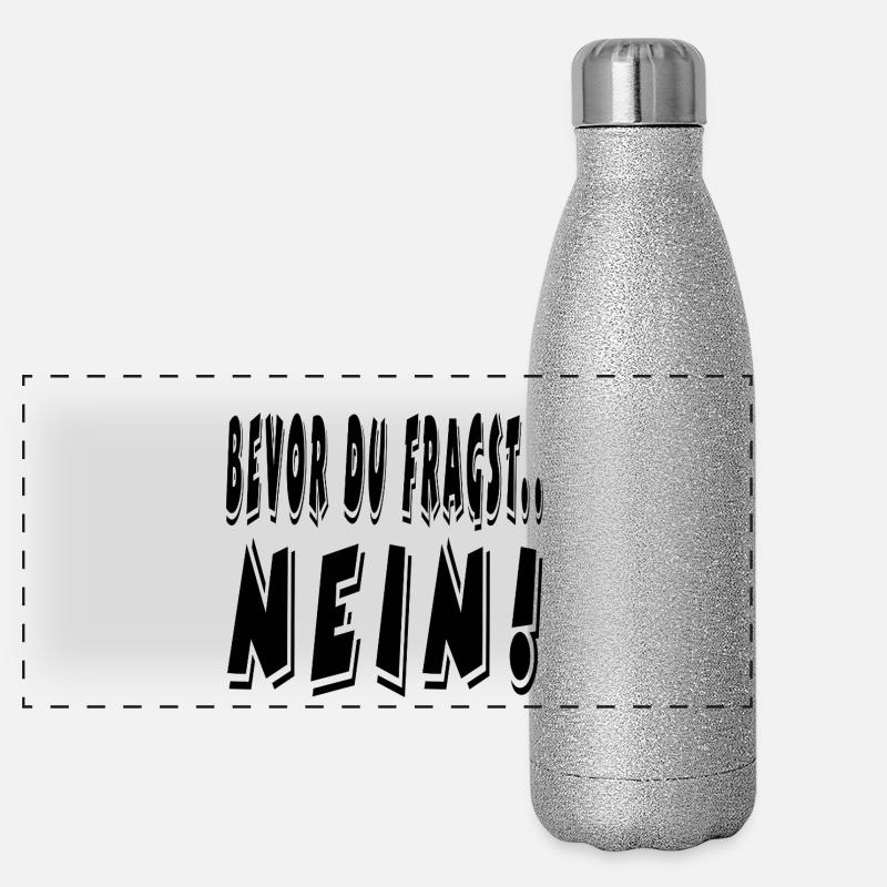 Non Gourde isotherme panoramique pailletée 500 ml