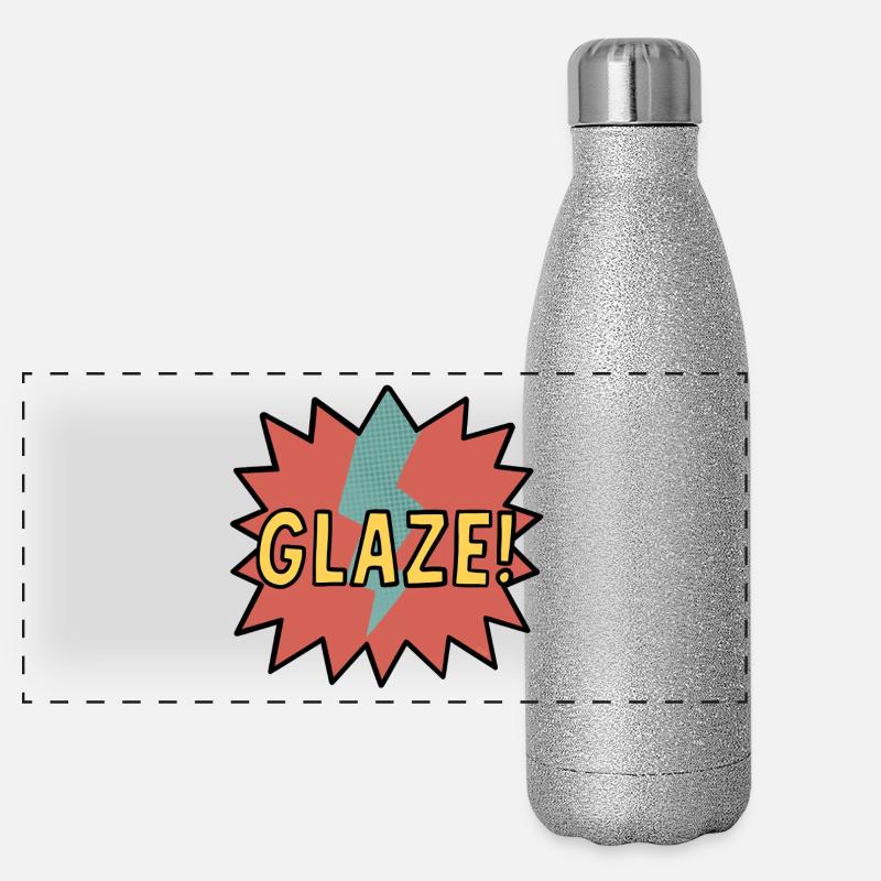 Glasur! Panorama Glitzer Isolierflasche 500 ml