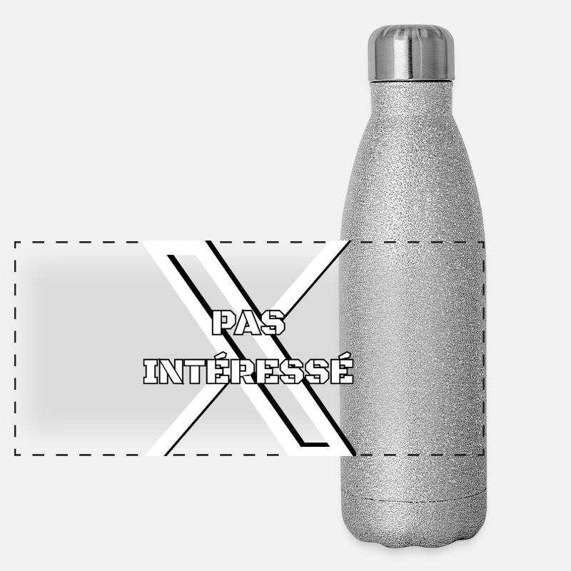 Le refus. Gourde isotherme panoramique pailletée 500 ml