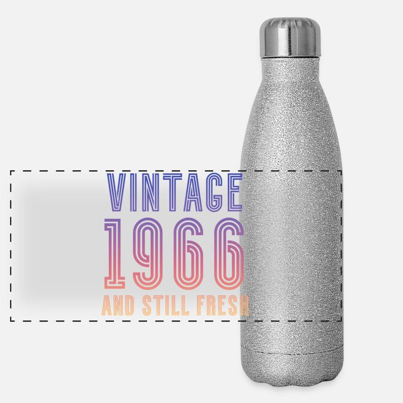 Millésime 1966 Gourde isotherme panoramique pailletée 500 ml