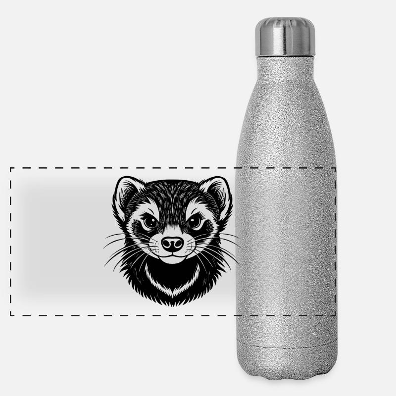 Furet Gourde isotherme panoramique pailletée 500 ml