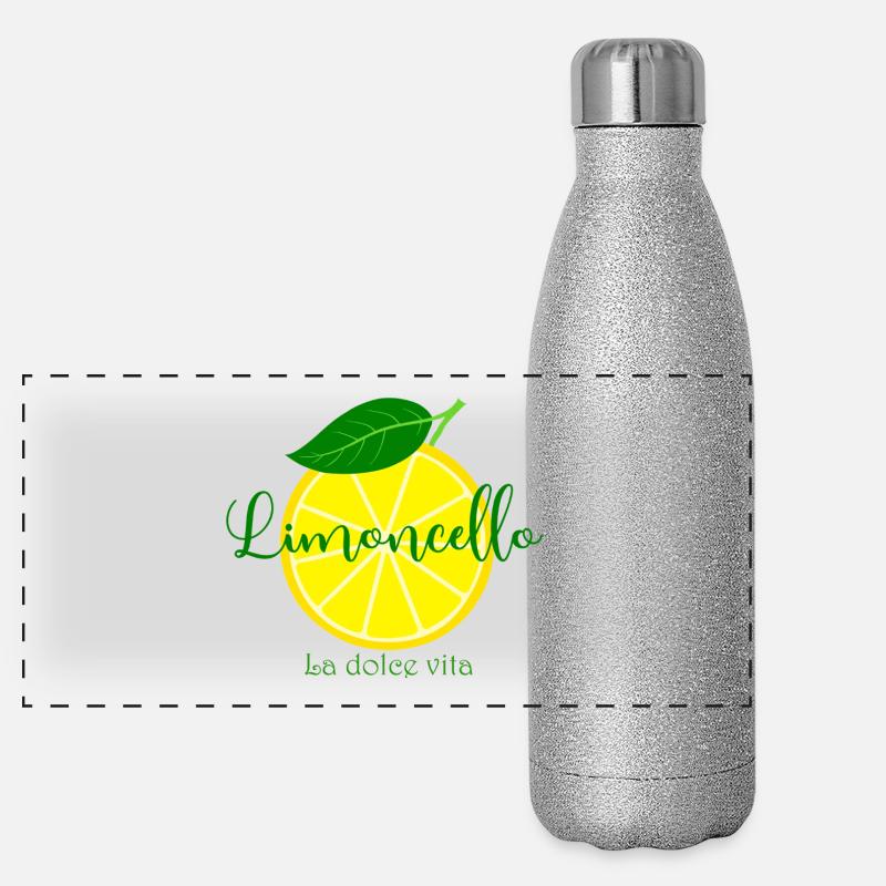 Limoncello La Dolce Vita  Panorama Glitzer Isolierflasche 500 ml
