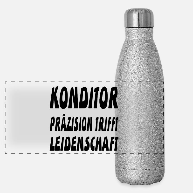 Konditor Panorama Glitzer Isolierflasche 500 ml