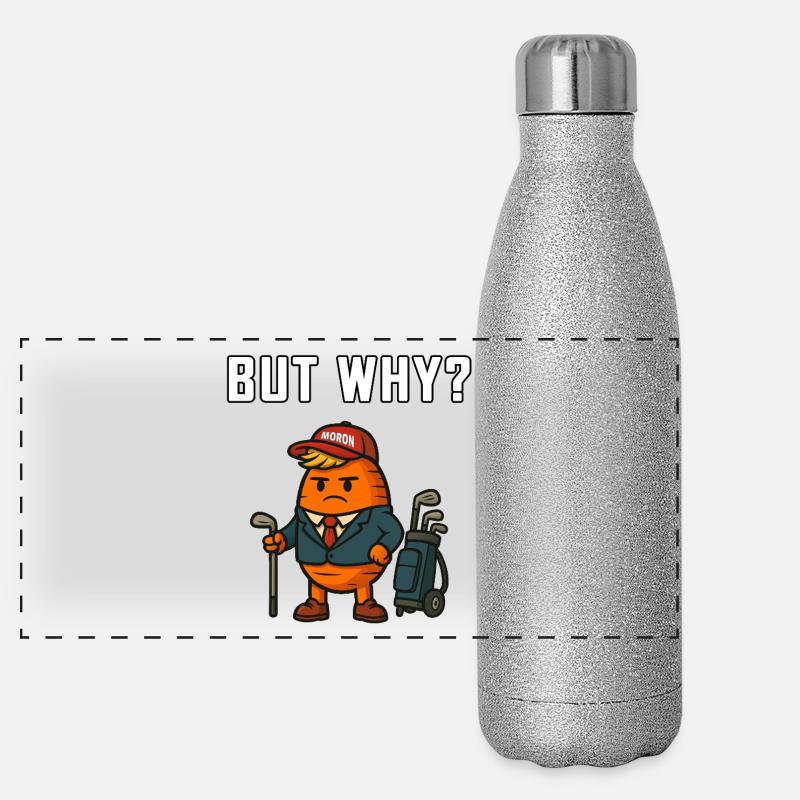 Mais pourquoi la mascotte du golf Gourde isotherme panoramique pailletée 500 ml