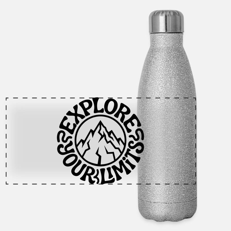 Alpinisme Gourde isotherme panoramique pailletée 500 ml