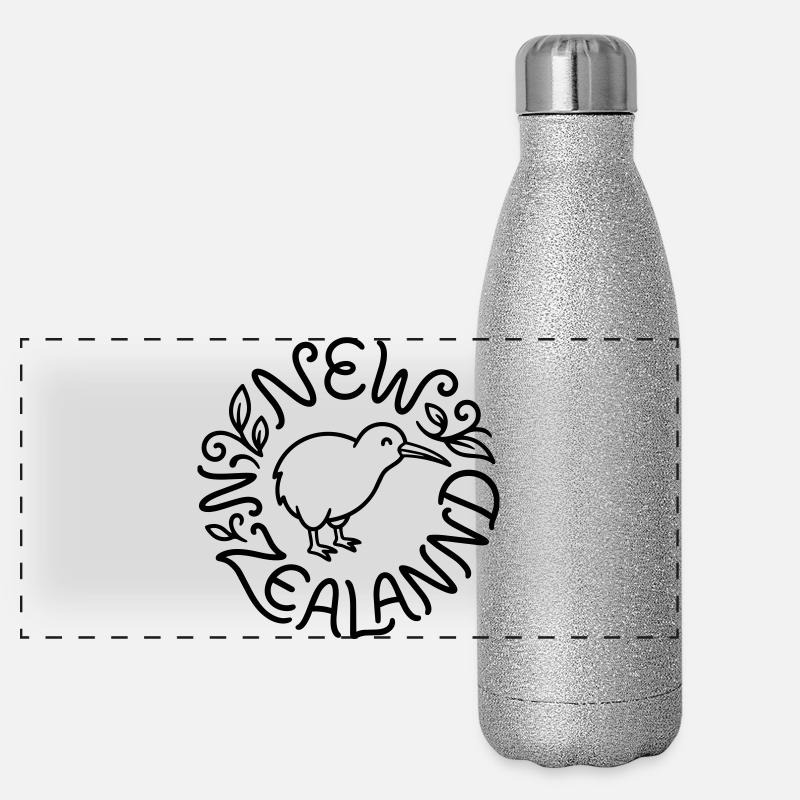 Nouvelle-Zélande Gourde isotherme panoramique pailletée 500 ml