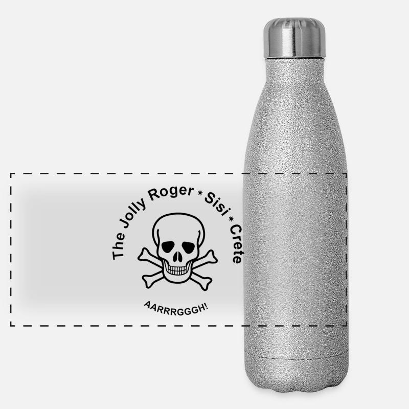 Die Jolly Roger, Sissi, Kreta Panorama Glitzer Isolierflasche 500 ml